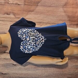 Yarn and Sea Navy Blue Short Sleeve Shirt
